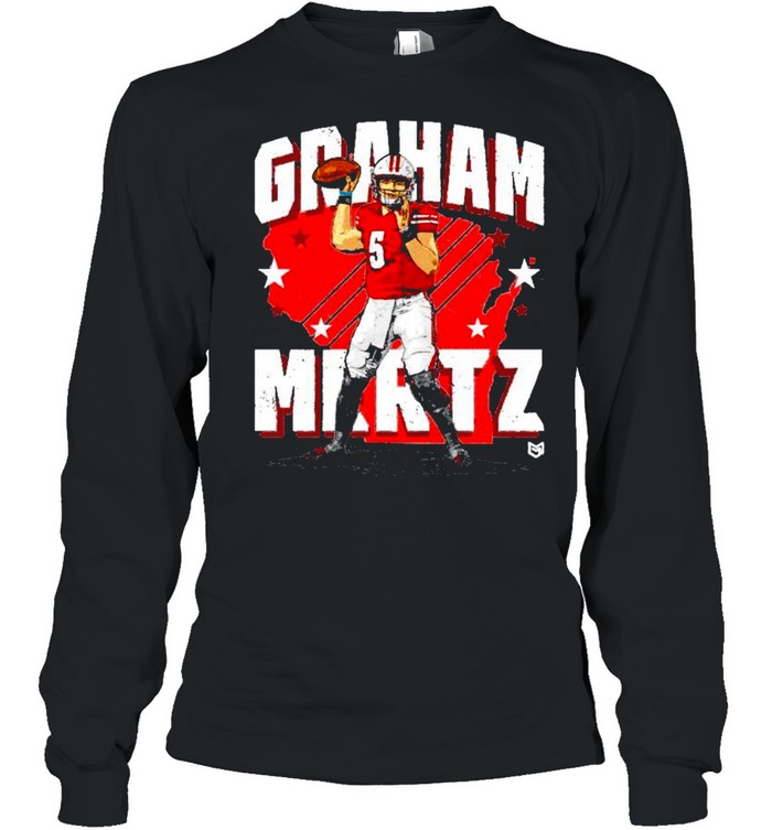 Men’s Graham Mertz Wisconsin Personalities shirt Long Sleeved T-shirt