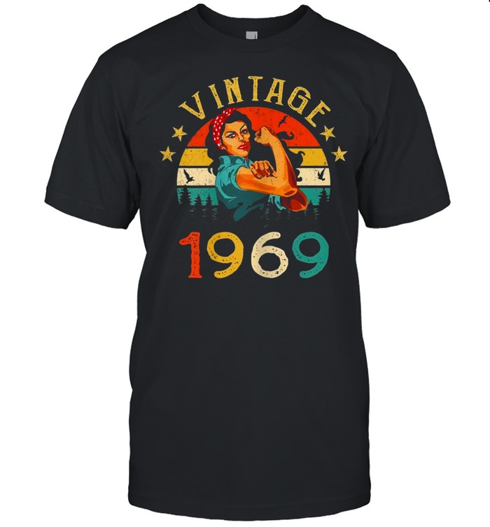 Retro Vintage 1969 Made In 1969 52 Years Old 52th Birthday shirt Classic Men's T-shirt