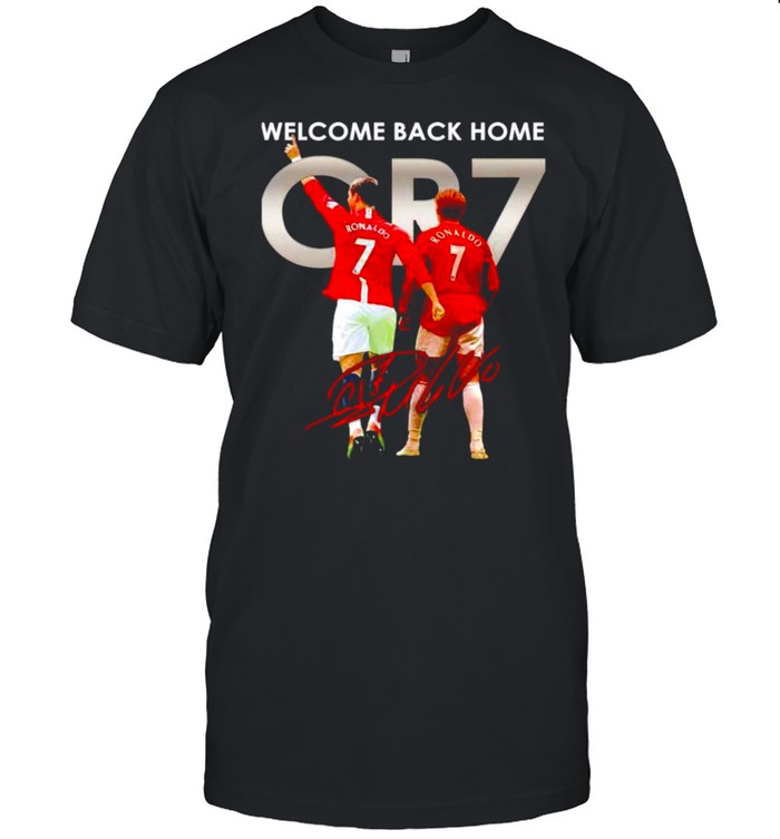 Welcome Back Home CR7 signature shirt Classic Men's T-shirt