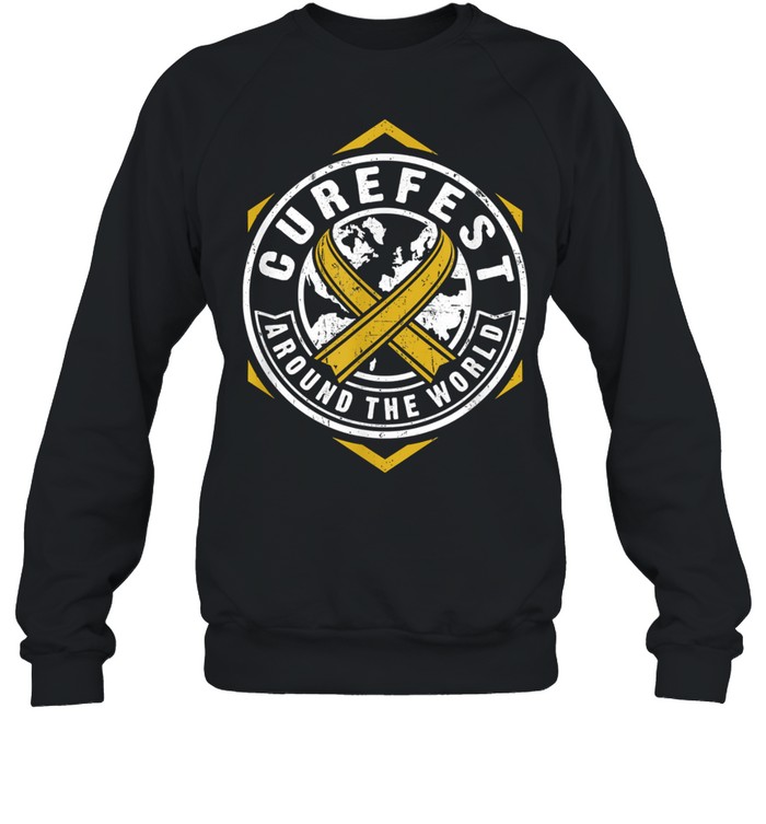 CureFest Around the World Hexagon Design shirt Unisex Sweatshirt