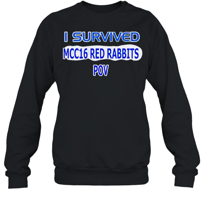 I survived Mcc 16 Red Rabbits Pov shirt Unisex Sweatshirt