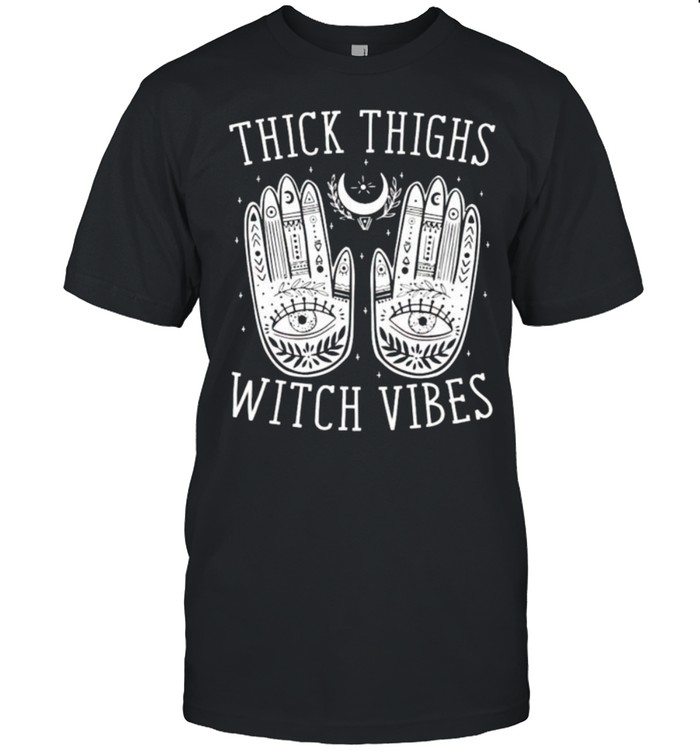Thick thighs witch vibes shirt Classic Men's T-shirt