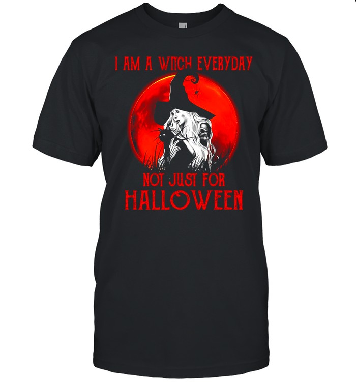 Witch I Am A Witch Everyday Not Just For Halloween T-shirt Classic Men's T-shirt