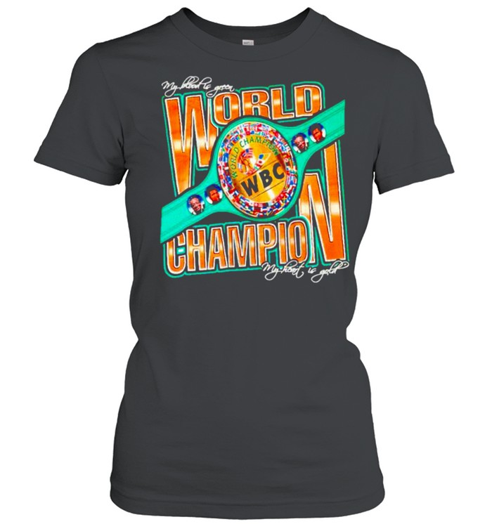 World Boxing Council Championship Belt shirt Classic Women's T-shirt