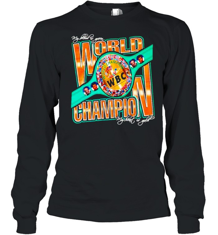 World Boxing Council Championship Belt shirt Long Sleeved T-shirt