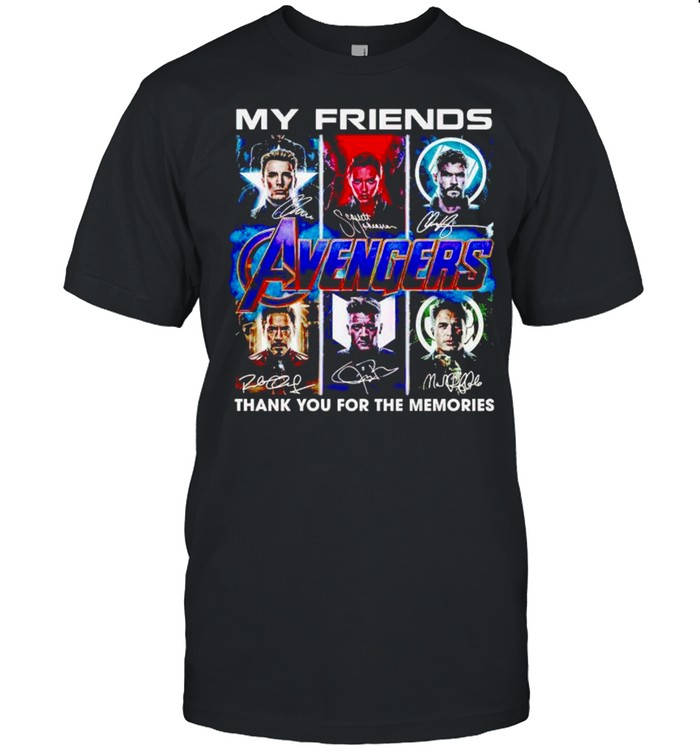 Avengers my friends thank you for the memories shirt Classic Men's T-shirt