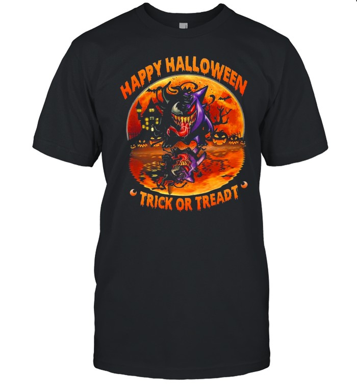 Gengar Happy Halloween Trick or Treadt shirt Classic Men's T-shirt