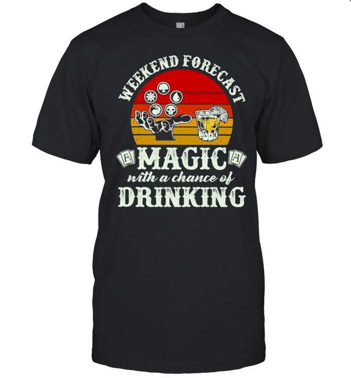 Awesome weekend forecast magic with a chance of drinking shirt