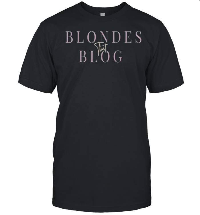 Blondes that Blog T- Classic Men's T-shirt