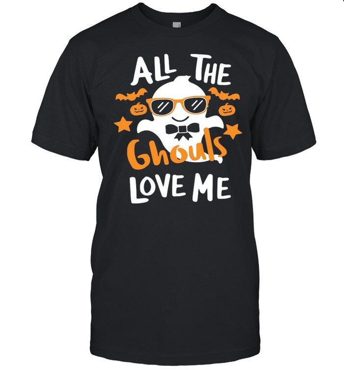 Ghost Boo All The Ghouls Love Me Halloween  Classic Men's T-shirt