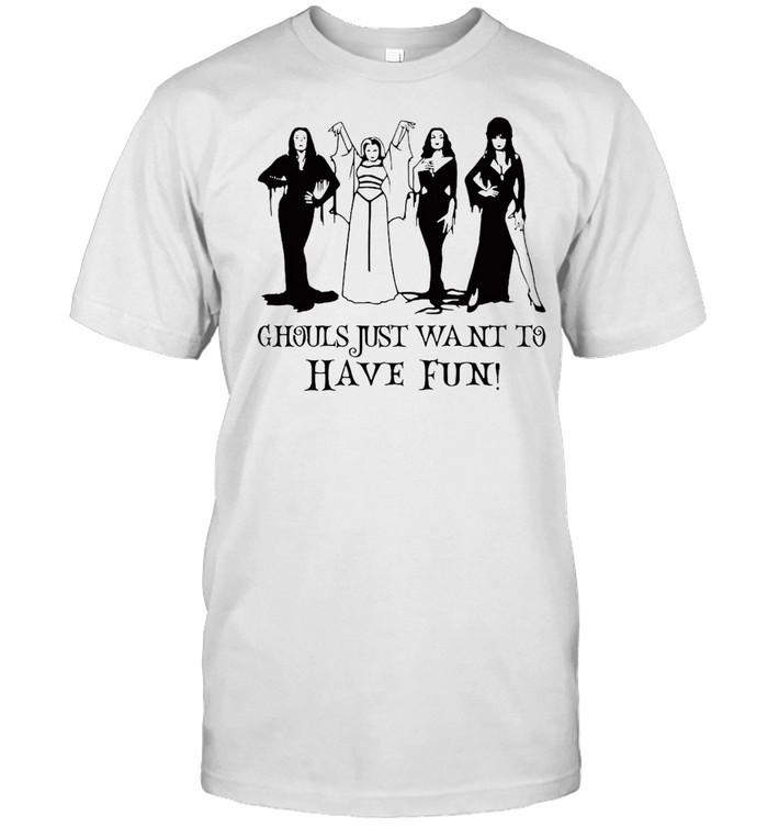 Girls Friends Ghouls Just Want To Have Fun Halloween T-shirt