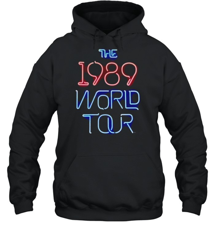 Taylor Swift neon the 1989 world tour shirt Unisex Hoodie