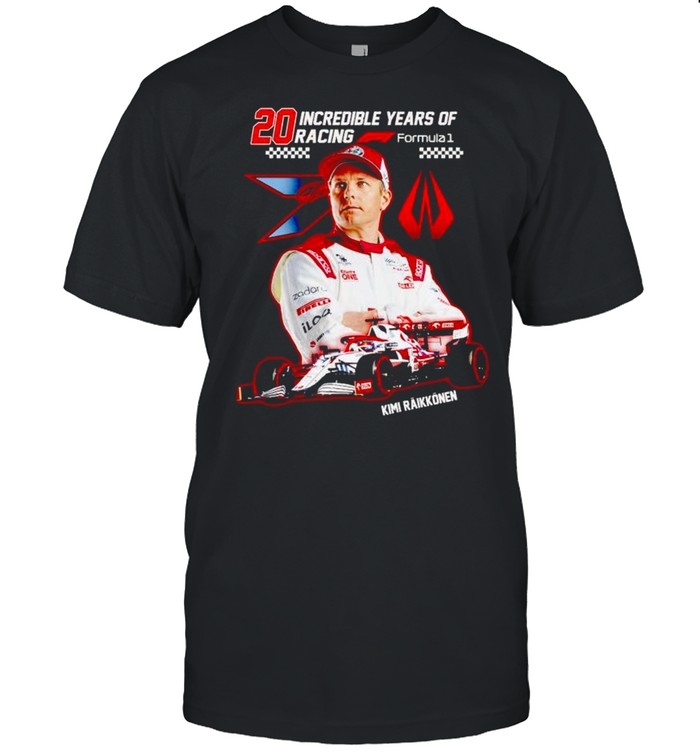 Kimi Raikkonen 20 incredible years of racing shirt Classic Men's T-shirt