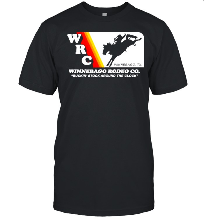WRC winnebago rodeo co buckin’ stock around shirt