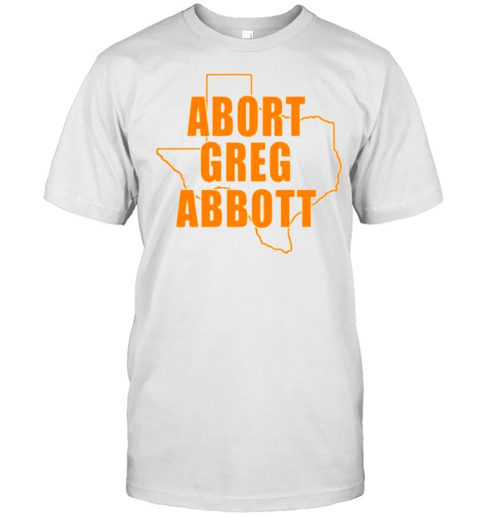 Abort Greg Abbott Texas Map Ceramic  Classic Men's T-shirt
