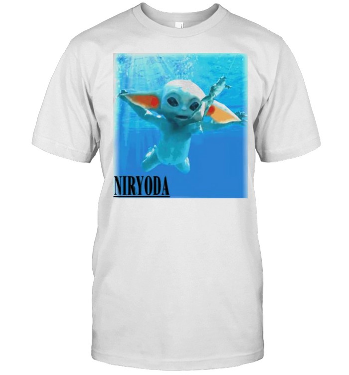 Baby Yoda swimming eat frog Nir Yoda shirt Classic Men's T-shirt