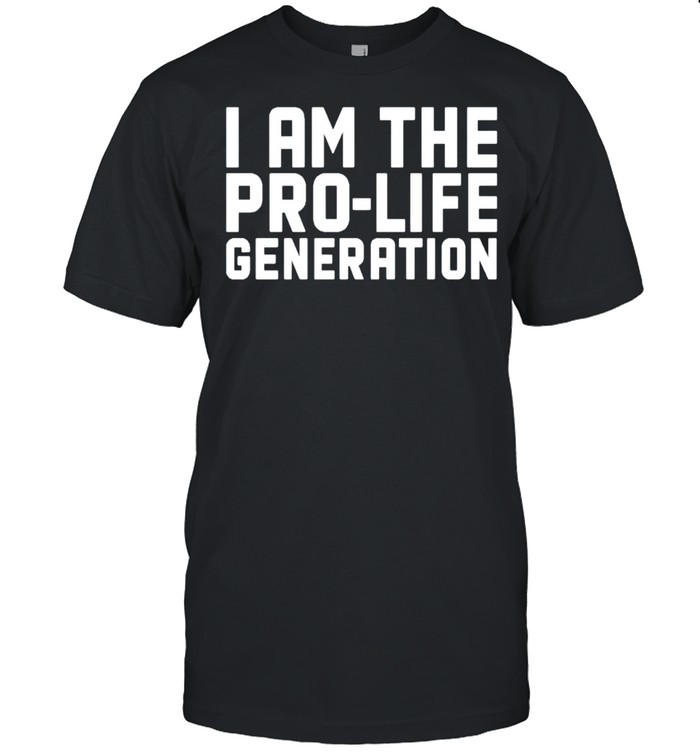I am the pro-life generation shirt Classic Men's T-shirt