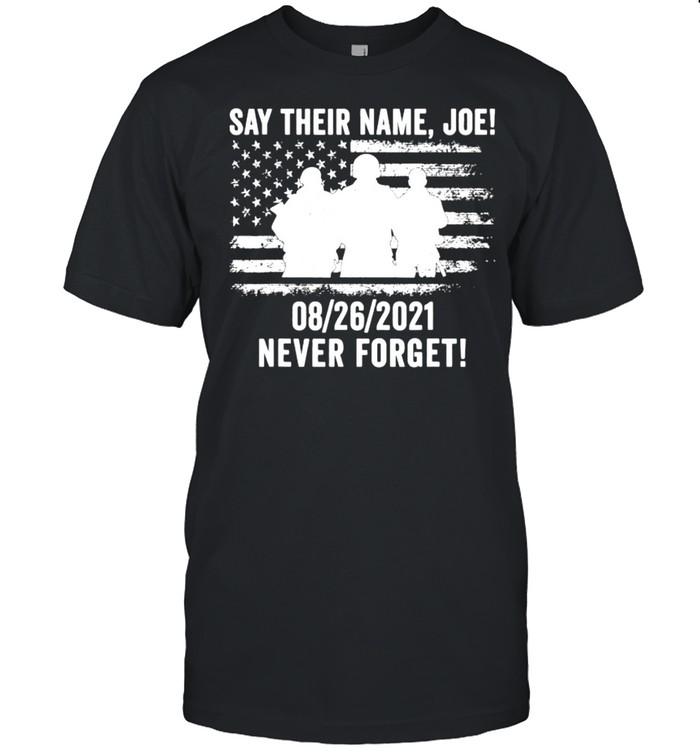 Say their names Joe soldiers 13 heroes shirt Classic Men's T-shirt