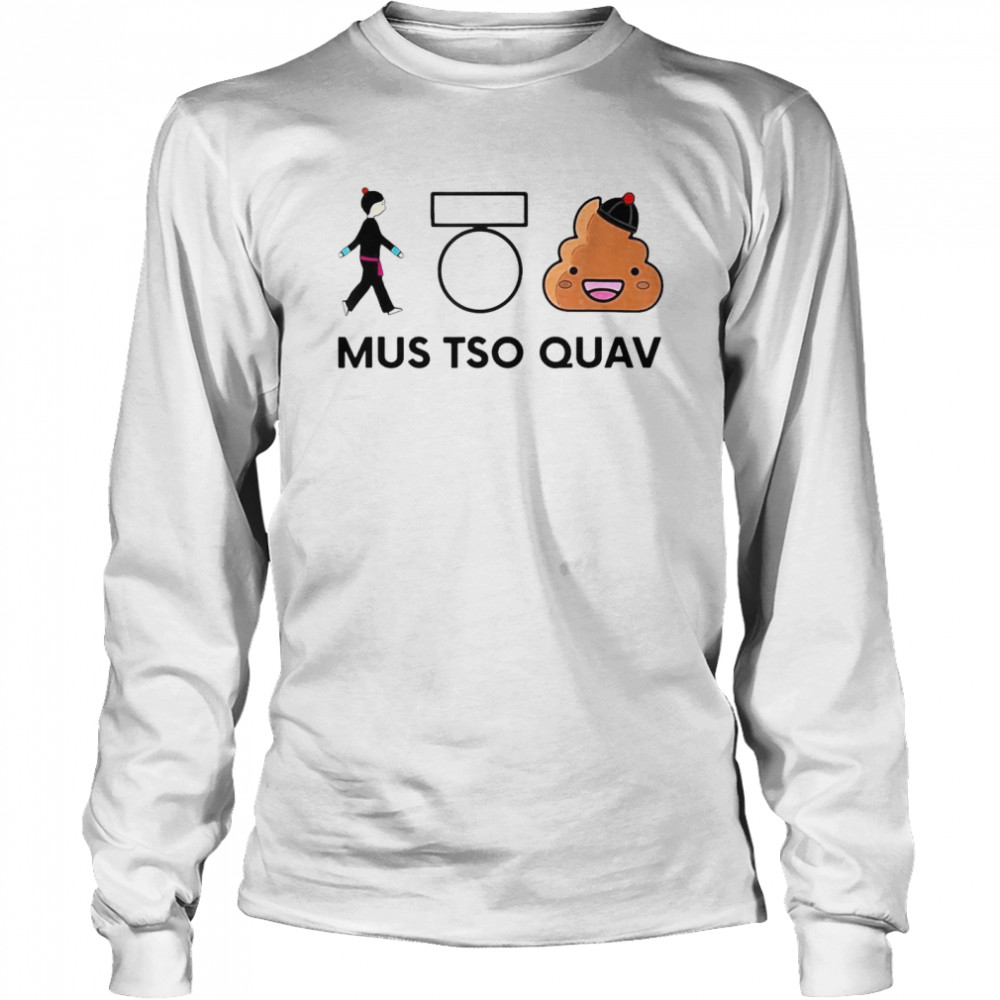 Mus Tso Quav Hmong Creations Poop T-shirt Long Sleeved T-shirt