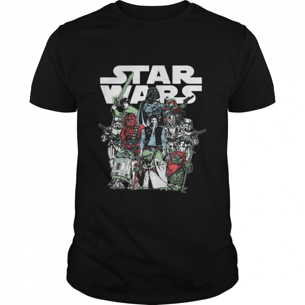 Star Wars Vintage Original Trilogy Group T-shirt