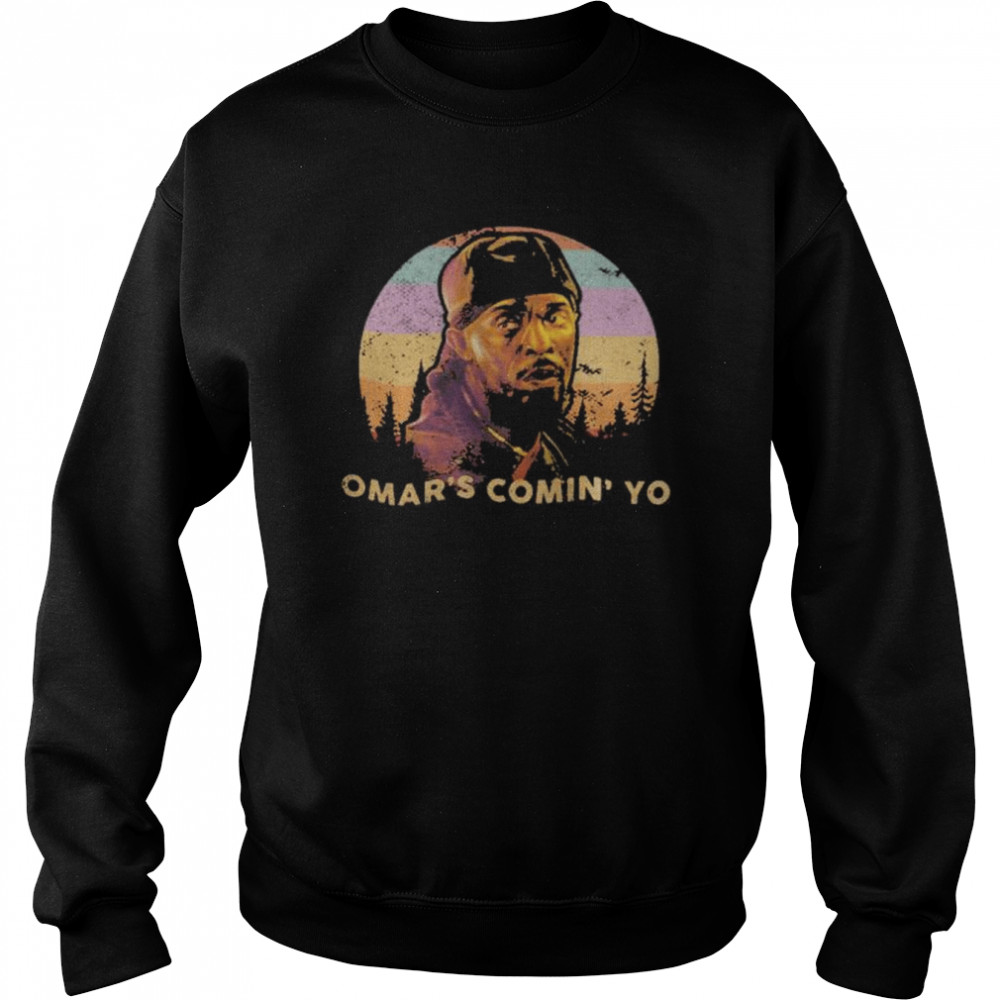 Michael K. Williams Omar’s Comin’ Yo Tee  Unisex Sweatshirt
