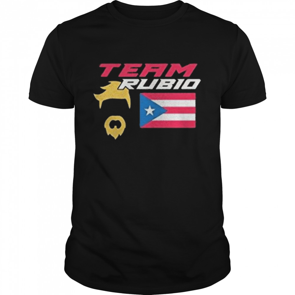 Team Rubio Puerto Rico flag shirt