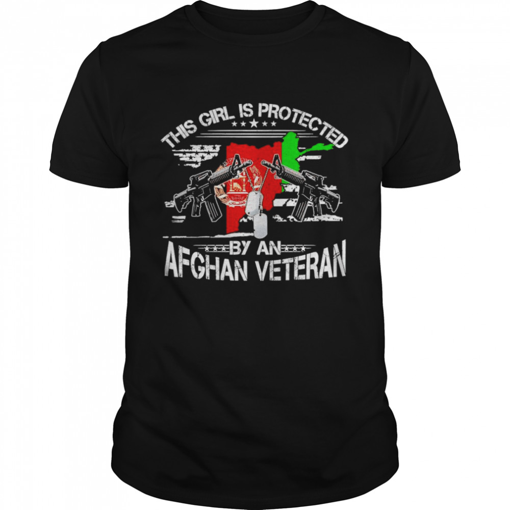 This girl is protected by an Afghan veteran shirt