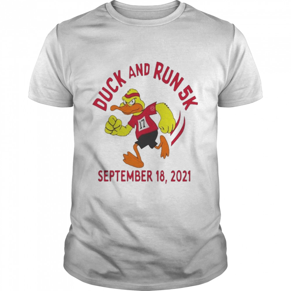 Duck and run 5k in athens September 18 2021 shirt