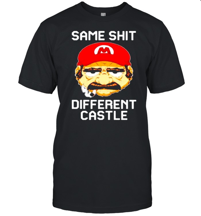 Mario same shit different castle shirt