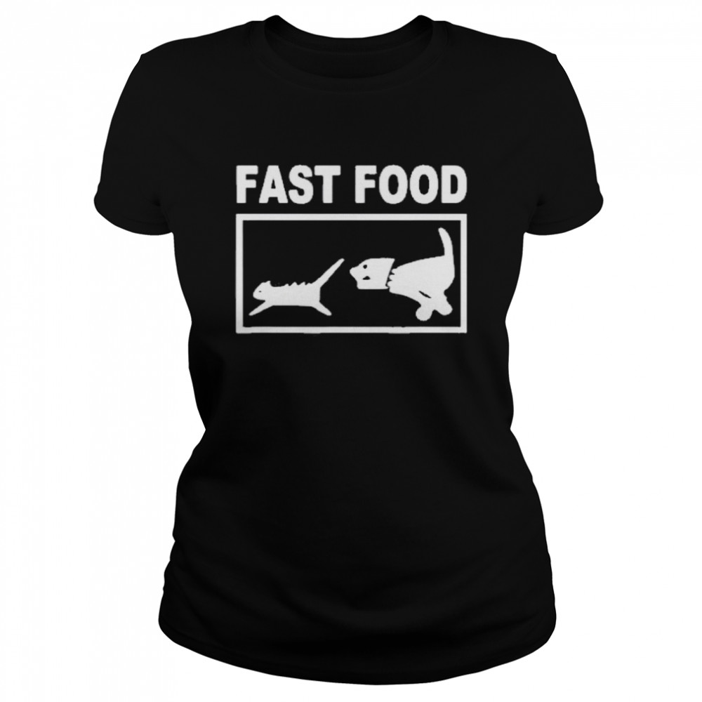 Fast food cat shirt Classic Women's T-shirt