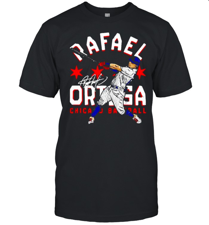Chicago Cubs Rafael Ortega signature t-shirt
