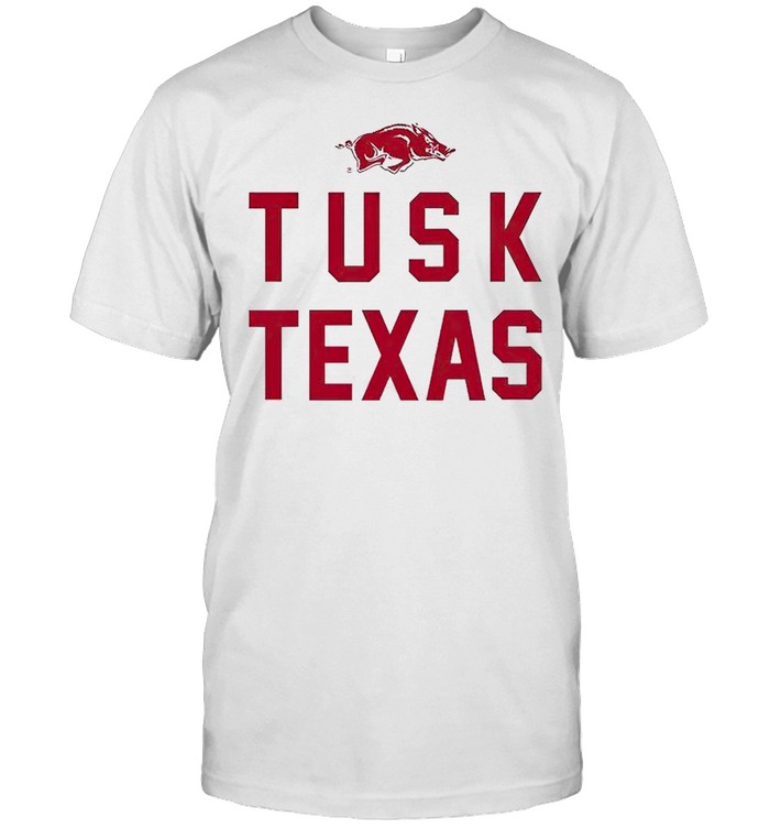 Tusk Texas Arkansas Razorbacks Football Shirt