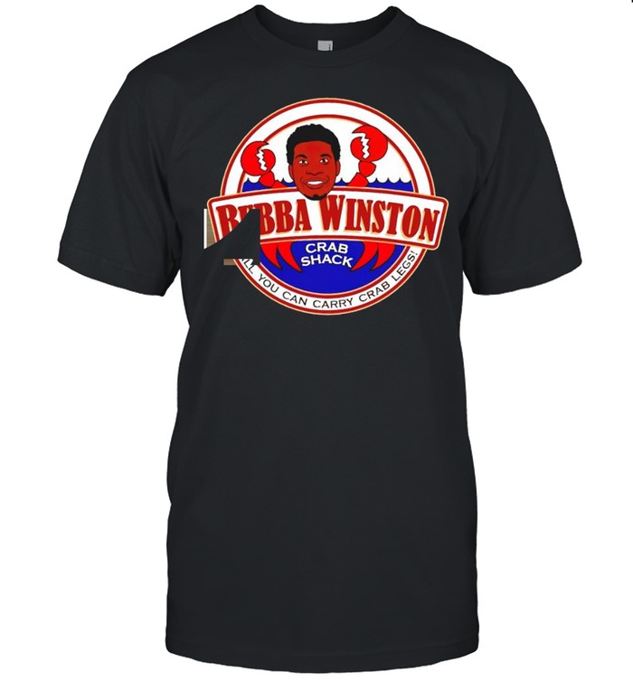 Bubba Winston crab shack all you can carry crab legs shirt