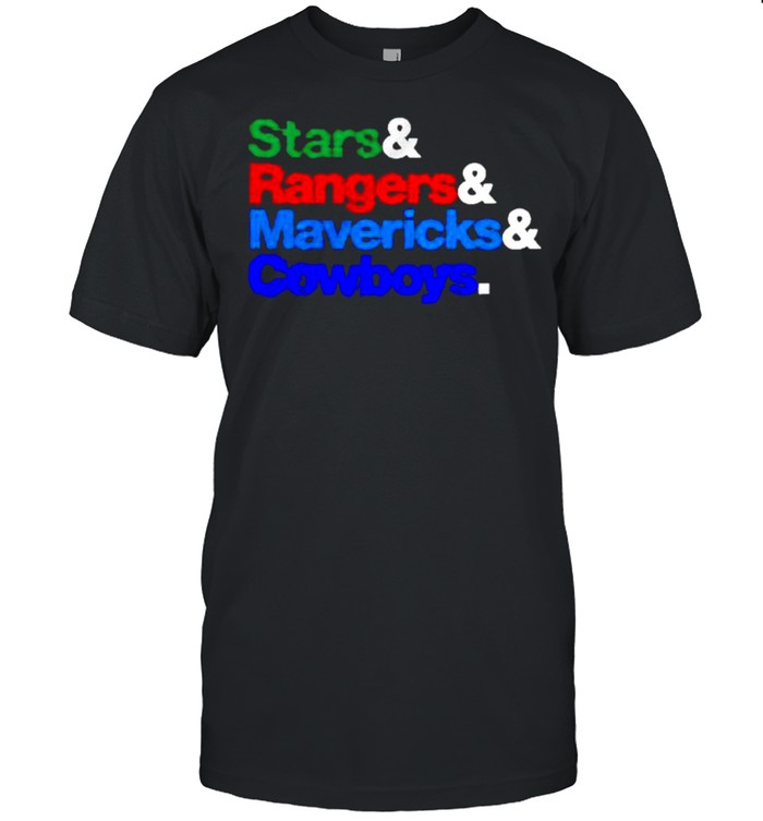 Stars rangers Mavericks Cowboys shirt