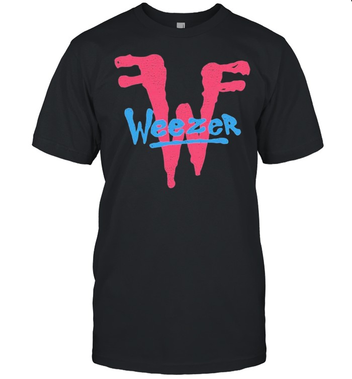 weezer spray w crewneck shirt