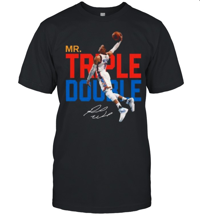 Russell Westbrook Mr Triple Double Signature Shirt