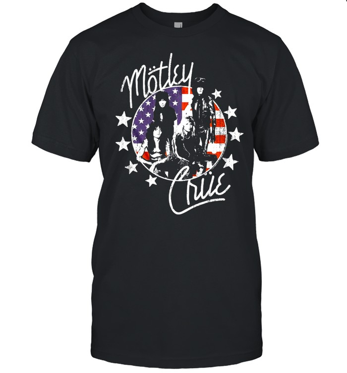 Star And Stripes Motley Crue T-shirt