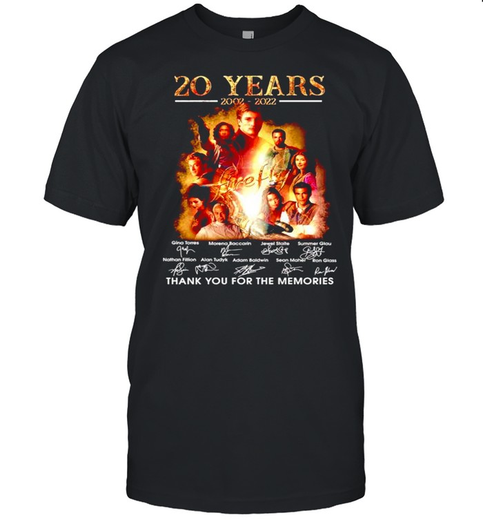 20 years Firefly 2002 2022 thank you for the memories shirt Classic Men's T-shirt