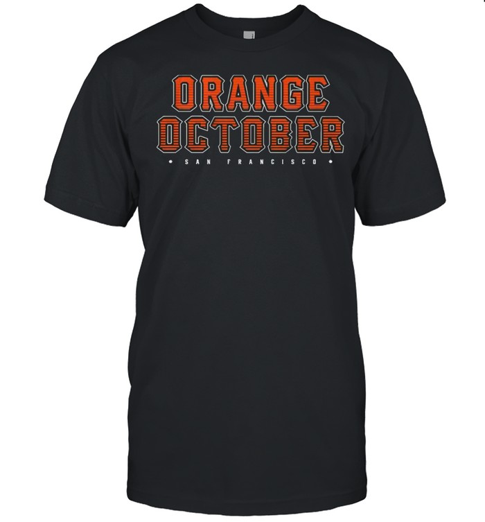 Orange October San Francisco Baseball Shirt
