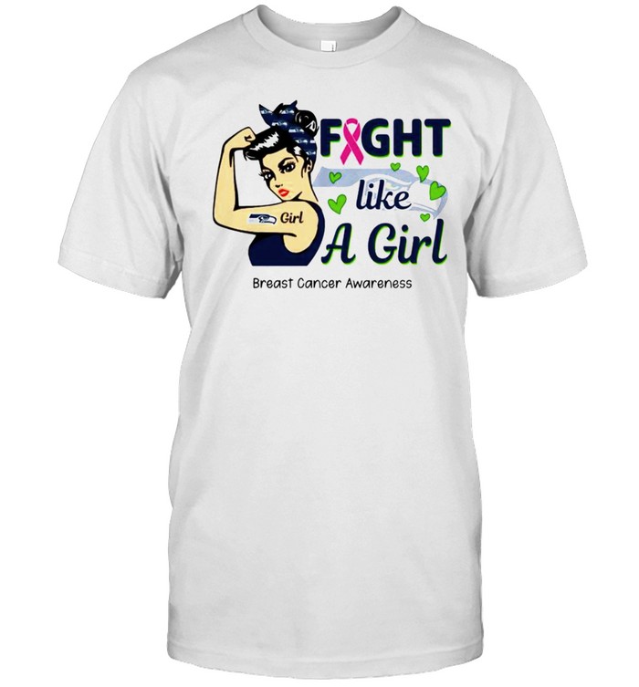 Patriots fight like a girl Breast Cancer shirt