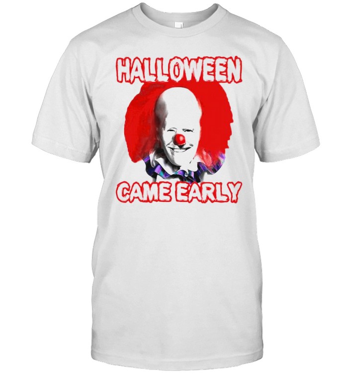 Pennywise Biden halloween came early shirt
