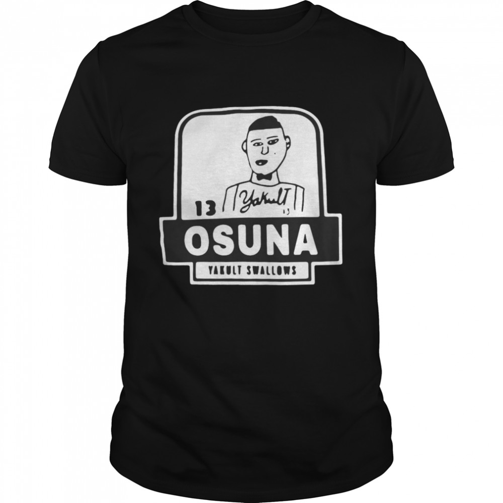 13 Yakult Osuna Yakult Swallows T-shirt
