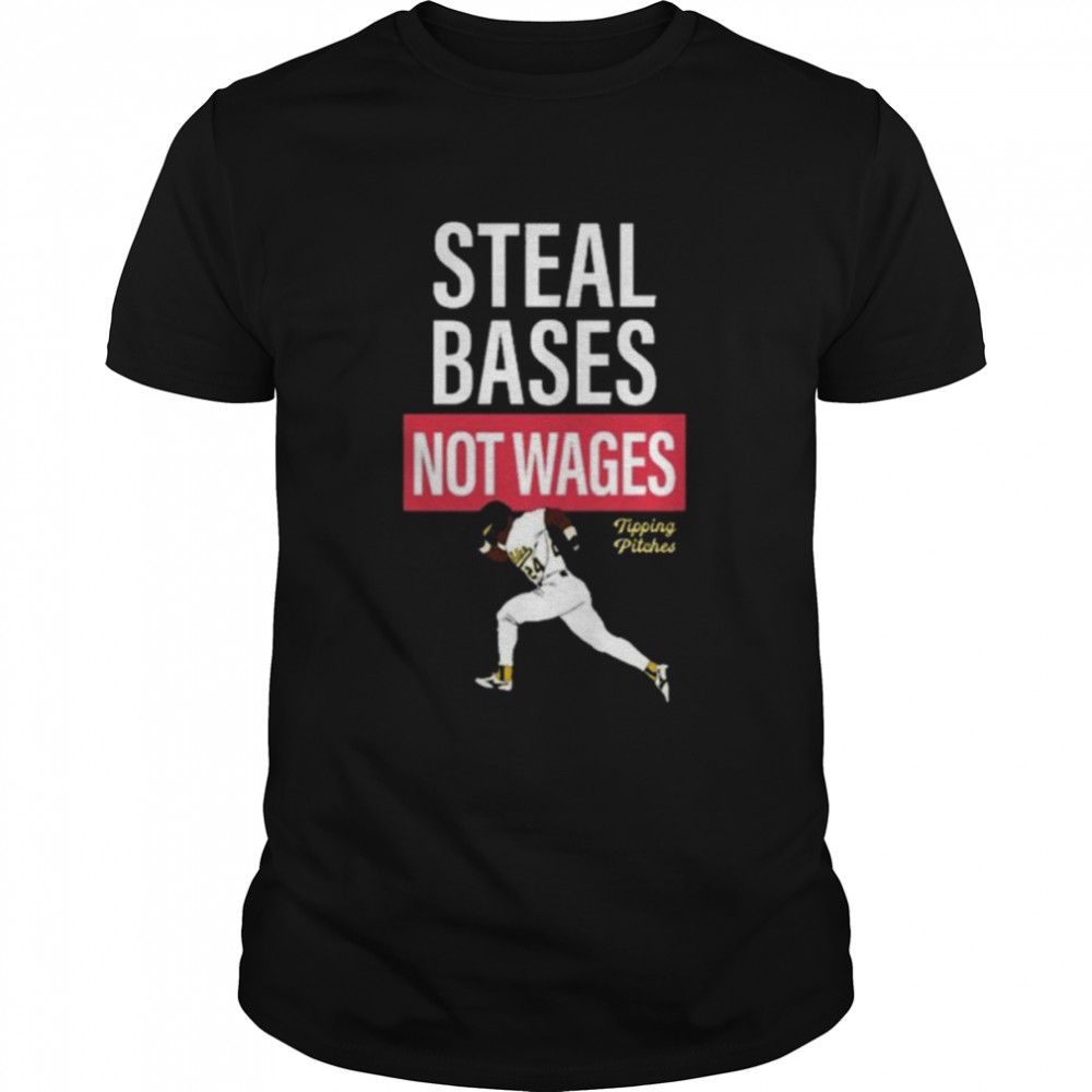 Tipping Pitches Steal Bases Not Wages T-Shirt
