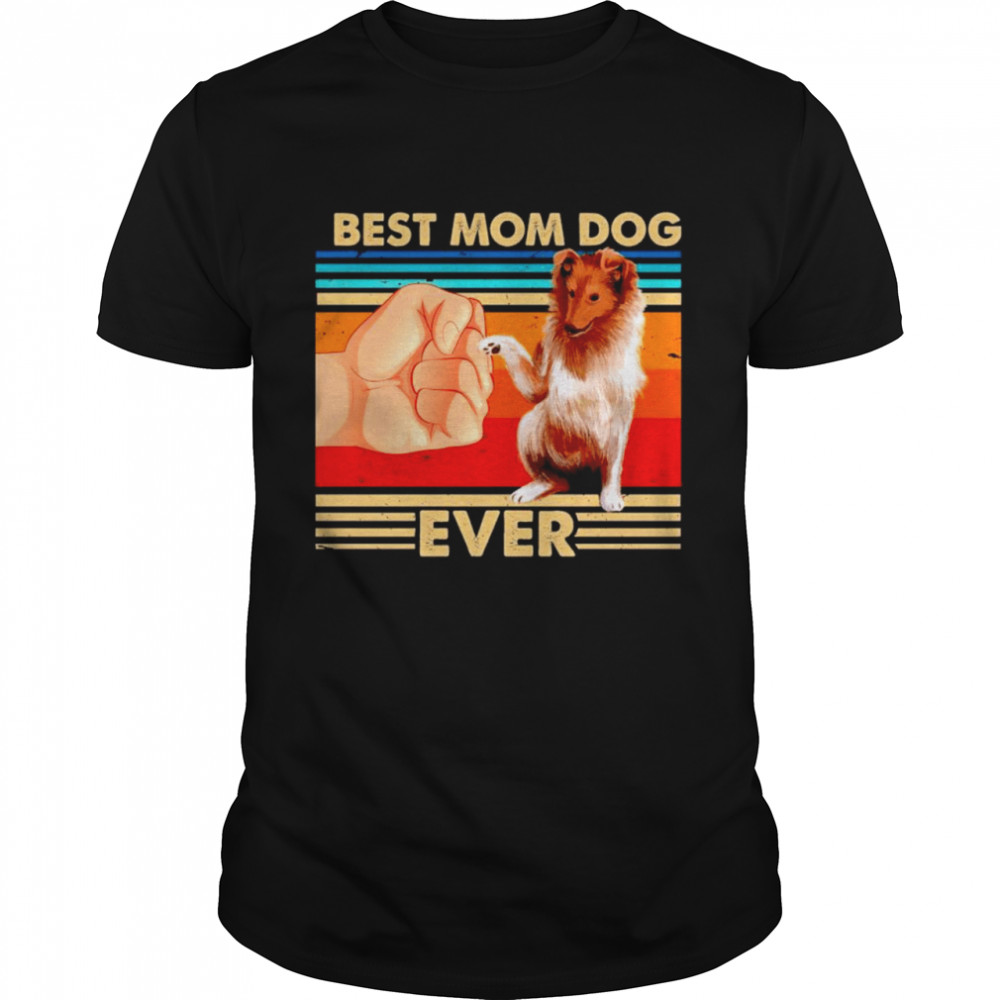 Gollie best Mom dog ever vintage shirt