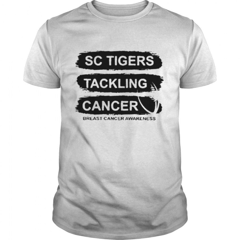 S-C Tiger tackling cancer breast cancer awareness  Classic Men's T-shirt