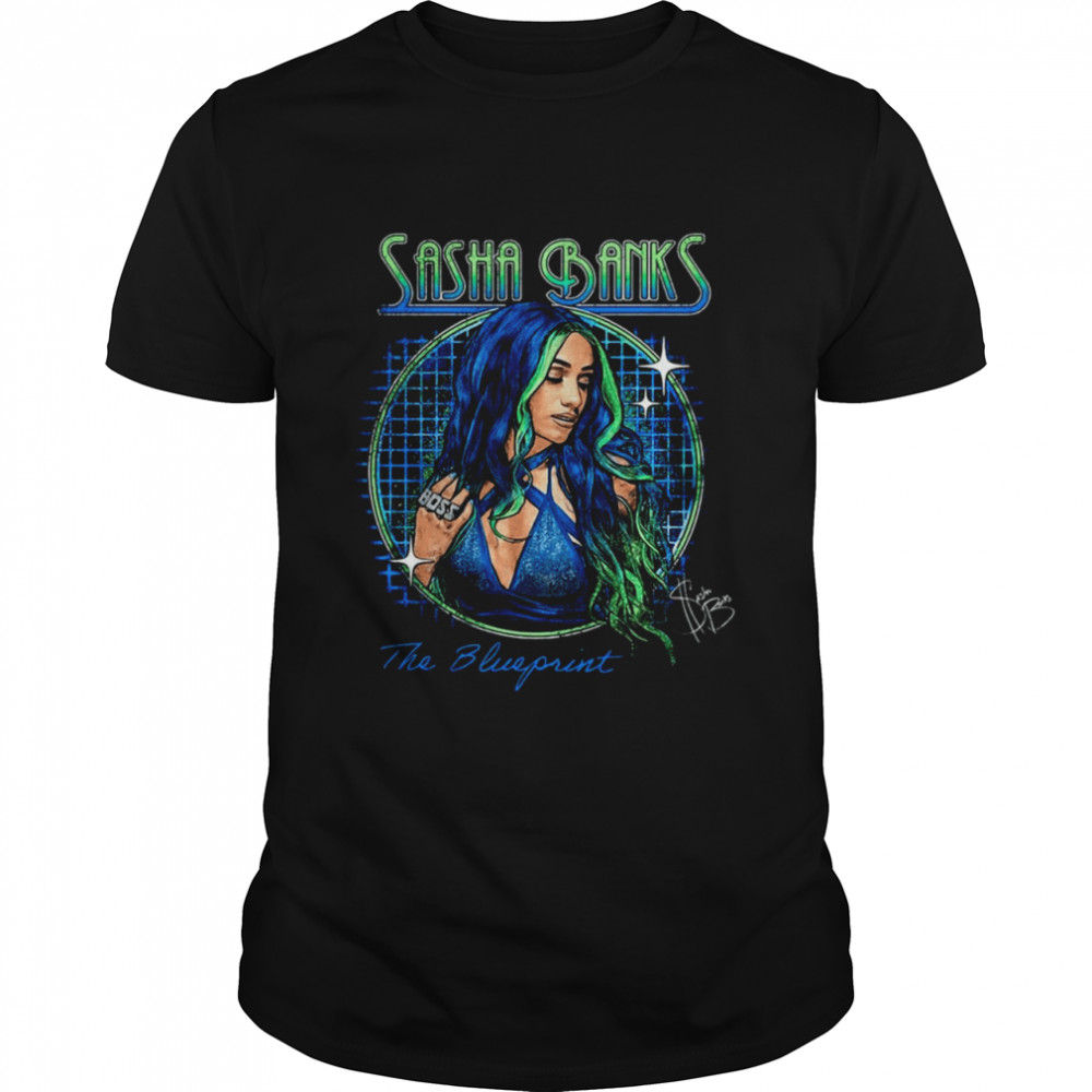 Sasha Banks The Blueprint Authentic T-shirt