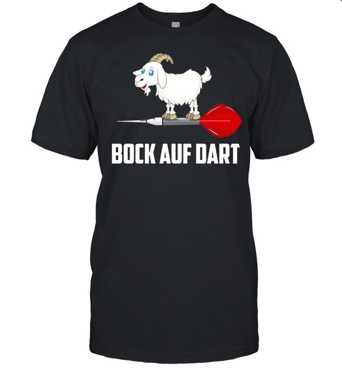 Dartspieler Darten Ziegenbock Dartpfeil Ziege Bock auf Dart  Classic Men's T-shirt