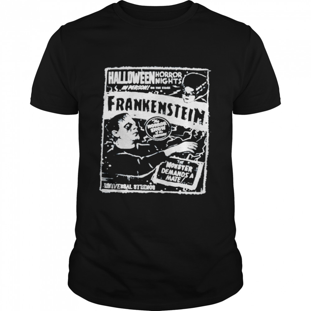 Frankenstein Halloween horror nights 2021 shirt