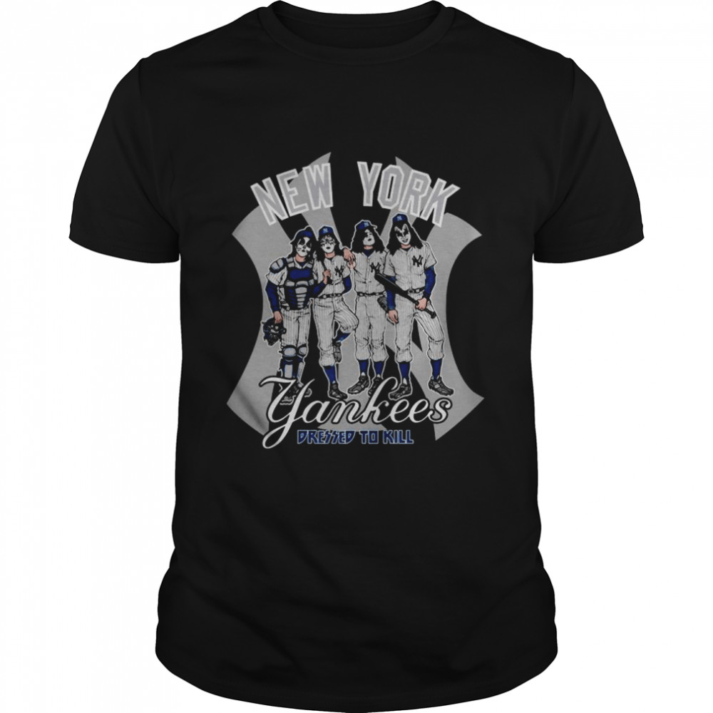 Kiss New York Yankees dressed to kill shirt
