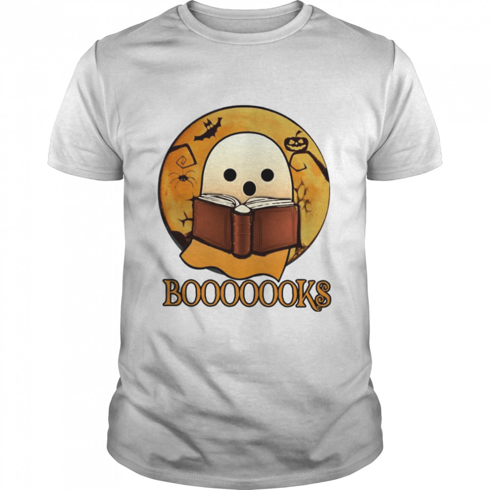Hunter’s Moon ghost reading book boooooks shirt